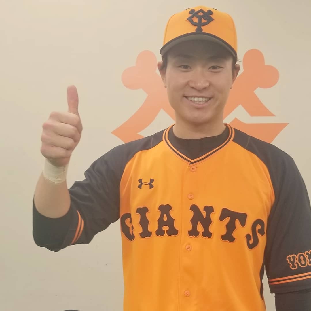 巨人中井大介選手硬式木製バット